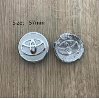 ราคา ฝาครอบสติ๊กเกอร์ติดล้อรถโตโยต้า4ชิ้น57มม 62มม สำหรับ Toyota Camry 4 RAV4เรือลาดตระเวนที่ดินที่ราบสูง Avalon Prius Sequoia Venza Tundra (19707807944)