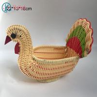 ราคา Valink ถาดชามใส่ผลไม้จักสานหวายตะกร้าผลไม้น่ารักตะกร้าขนมผักรูปสัตว์แปลกใหม่ (18427519885)