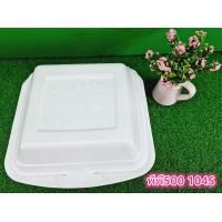 ราคา 100ใบ 1แพ็ค กล่องโฟม กล่องโฟมใส่ข้าว โฟมใส่อาหาร โฟมบรรจุอาหาร (6712412088)