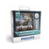 ราคา ของแท้ พร้อมส่ง หลอดไฟ Philips หลอดไฟรถยนต์ PHILIPS X treme Vision 100 130 150 H1 H4 H7 H11 HB3 HB4 HIR2 G force (18883815554)