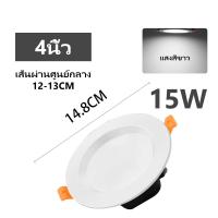 ราคา โคมไฟดาวน์ไลท์ ฝังฝ้า LED ชุดโคมดาวไลท์ โคมติดฝ้า โคมติดเพดาน LED PANEL แบบฝัง (19527296890)