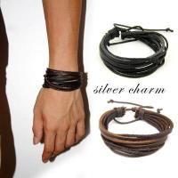 ราคา Cutewomen2020 กำไลข้อมือหนังกำไลข้อมือสุดฮอตแนวพังก์สร้อยข้อมือหนังถักแบบใหม่ (7758382452)