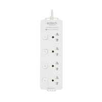 ราคา Anitech แอนิเทค PLUG ปลั๊ก มอก ปลั๊กไฟ รางปลั๊กไฟ ปลั๊กพ่วง สาย 3 เมตร 3ช่อง 4ช่อง สวิตซ์แยก รุ่น H2033 H2043 (20057628964)