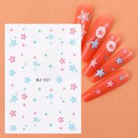 ราคา สติ๊กเกอร์ติดเล็บรูปดาวหลากสีของ Dorisna สติกเกอร์หัวใจสำหรับเล็บสติ๊กเกอร์ DIY ทำเล็บตกแต่ง (18156007053)