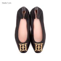 ราคา O B รองเท้าหนังแกะ AUDREY CREST สี Girl in black (1366290535)