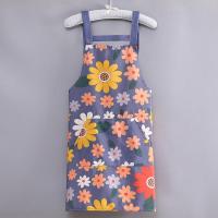 ราคา Cotton canvas apron sunflower color anti fouling kitchen apron household cleaning BH0488 (20167639875)
