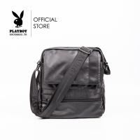 ราคา Playboy กระเป๋าสะพายข้างผู้ชาย ลิขสิทธิ์แท้ รุ่น ST BS233PBM008 BK ดีไซน์แมสเซงเจอร์ผ้าไนล่อนแต่งสาย Logo ดำ (20460275158)