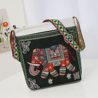 ราคา XIMESHAO กระเป๋าผ้าใบ กระเป๋าผ้าสะพายข้าง กระเป๋าสะพายข้างวินเทจ กระเป๋าแฟชั่น กระเป๋าสะพายข้างวินเทจ วินเทจ แบบพกพาได้ ลำลองแบบสบายๆ กระเป๋าผ้าถัก กระเป๋า Crossbody กระเป๋าเย็บปัก นกฮูกนกฮูก แถบลายทา