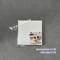 ราคา กระดาษรองขนม กระดาษรองจาน ขนาดเล็ก 6x6นิ้ว 100ใบ แพ็ค กระดาษตกแต่งจาน ฟู้ดเกรด (20257205388)