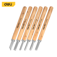 ราคา Deli ชุดมีดแกะสลัก แกะสลักไม้ แกะสลักอาหาร ใส่กล่องพกพา ตกแต่งงานไม้ งานแกะสลัก 3เล่ม 6เล่ม Carving Knife (20059060510)