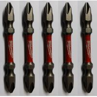 ราคา ดอกไขควงแฉกสองปลาย milwaukee impact 65มม PH2 แท้ 100 (19600905468)
