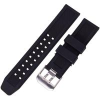ราคา 23มม Tali Jam Tangan Karet ซิลิโคนสำหรับ Luminox ทหาร7251 3050สายนาฬิกาข้อมือสีดำสีขาวผู้ชายกีฬาข้อมือกันน้ำอุปกรณ์เสริมที่มีโลโก้ (18441249458)