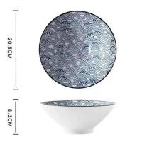 ราคา จานชามเซรามิก จานชามญี่ปุ่น จานชามกระเบื้อง จานข้าว ชามบะหมี่ (19330091543)