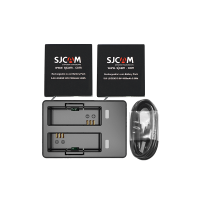 ราคา SJCAM อุปกรณ์เสริมกล้องแอคชั่นแคมเมรา แบตเตอรี่สำรองที่ชาร์จแบตเตอรี่คู่เข้ากันได้กับ SJCAM SJ4000 SJ5000 SJ6 SJ8 SJ10กล้องแอคชั่นแคมเมรา (19561354452)