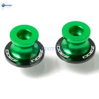 ราคา สำหรับ KAWASAKI Z 300 Z300 2015 2017 2018 M10 CNC อลูมิเนียมอุปกรณ์เสริมรถจักรยานยนต์หลอดสวิงอาร์มด้านหลังขาตั้งสกรูเลื่อนฝาครอบ (11227350211)