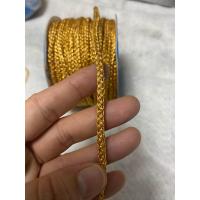 ราคา ยกม้วน18เมตร กว้าง5มิล เชือกเกลียว เชือกเกลียวอย่างดี เทปเกลียวเทปทองตกแต่ง เทปดิ้นเงิน ลูกไม้ชายครุย ชายครุยริบบิ้นริบบิ้นปอมปอม เทปพู่ เทปตกแต่ง ประดับพู่ ระบายพู่ทอง (19588814617)