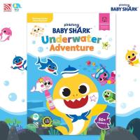 ราคา Kid Plus Pinkfong Baby Shark Sticker Colouring Book สมุดระบายสีสติกเกอร์ Baby Shark (19233028770)