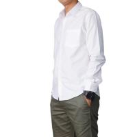 ราคา เสื้อเชิ้ตแขนยาว สีขาว มีไซส์ใหญ่ M 5XL (479016156)