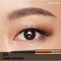 ราคา ส่งฟรี ดินสอเขียนคิ้วสกินนี่หัวเล็ก เคที่ ดอลล์ Skinny Brow Pencil อุปกรณ์เขียนคิ้ว Cathy Doll Karmart (20365392696)