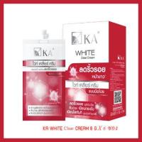 ราคา แท้ ถูก แบบกล่อง KA White Spot Cream Clear Cream เคเอ ไวท์ สปอร์ทครีม เคลียครีม 8 กรัม x 6 ซอง (12434925879)