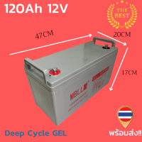 ราคา ใหม่ มือ1 แบตเตอรี่Deep Cycle GEL 12V 120AH 150AHสินค้ามีประกัน พร้อมส่ง (12451121258)