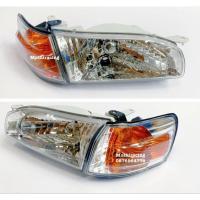 ราคา ไฟหน้า ไฟหน้าแต่ง ไฟหน้าเพชรใสTOYOTA AE110 AE111 ทั้งชุด4ชิ้น (965714380)