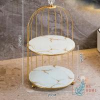 ราคา กรง2ชั้นชั้นวางของสองชั้นชั้นวางของหินอ่อน ชั้นวางของเหล็ก ชั้นวางของพรีเมี่ยม (17635454226)