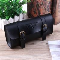 ราคา กระเป๋าท้ายจักรยานแบบย้อนยุคกระเป๋าหนัง PU สำหรับปั่นจักรยานกระเป๋าติดอานจักรยานกระเป๋าท้าย สีน้ำตาล สีดำ (16607797539)