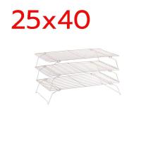 ราคา พร้อมส่ง ตะแกรงพักขนม แบบ3ชั้น 2สี ตะแกรงวางหนัง ตะแกรงวางขนม ตะแกรงวางพักขนม ตะแกรงวางขนม 3ชั้น (16360622297)