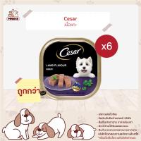 ราคา CESAR DOG FOOD WET 100 g pcs X 6 pcs ซีซาร์ อาหารสุนัขชนิดเปียก แบบถาด 100 กรัม ชิ้น X 6 ชิ้น MNIKS (17789782694)