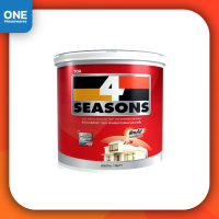 ราคา สี TOA โฟร์ซีซั่นส์ สีขาว ทาภายในและภายนอก ชนิดด้าน ขนาด 1 4 แกลลอน TOA 4 Season A1000 สีทาบ้าน สีน้ำอะคริลิค (19971874196)