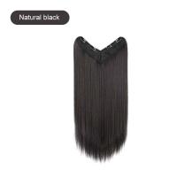 ราคา วิกผมตรง แฮร์พีชแบบแพตรง แบบกิ๊บ4ตัว ทรงV ยาว45 60cm ไหมนิ่มมาก แฮร์พีช แบบแพ ผมตรง HZ330 (20384293663)