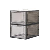 ราคา 1แถม 1 กล่องใส่รองเท้า shoe boxes พลาสติกใส กล่องใส่รองท้า กล่องรองเท้า Sneaker กล่องใส่ของ กล่องเก็บรองเท้า กล่อ (20456521912)