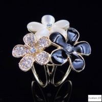 ราคา ดอกไม้คริสตัลเข็มกลัดเข็มกลัดผ้าพันคอเข็มกลัดคอเสื้อเข็มกลัดช่อดอกไม้ M40051 (7640368610)