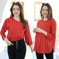 ราคา เสื้อทำงานหญิง เสื้อสาวออฟฟิต ชุดทำงานผู้หญิง ผ้าไหมอิตาลี นุ่ม พริ้ว ใส่สบาย รูปสินค้าจริง ครบไซด์ (12512757848)