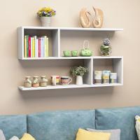 ราคา ชั้นวางของติดผนัง 3 ชั้น ชั้นวางของติดผนังตกแต่งบ้าน ชั้นไม้วางของติดตั้งง่าย 2แบบให้เลือก (20119924779)