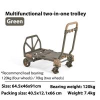 ราคา Naturehike รถเข็นล้อสำหรับงานหนักกลางแจ้งแบบพกพาพับได้กระเป๋าเดินป่ากระสอบมือรถเข็นขนาดเล็กอเนกประสงค์ 2 In 1 โหลดแบริ่ง 70 120KG (18628688215)