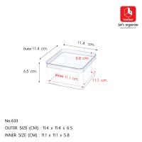 ราคา boxbox รุ่น Simple No 633 636 642 647 L กล่องใสทรงจัตุรัส กล่องพลาสติกใสอเนกประสงค์ กล่องของ จัดเก็บอุปกรณ์ D I Y (16587863002)
