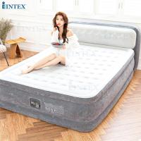ราคา INTEX ที่นอน ที่นอนเป่าลม ที่นอนเป่าลมปั้มลมในตัว QUEEN DURA BEAM SERIES HEADBOARD AIRBED รุ่น 64448 (19408054260)