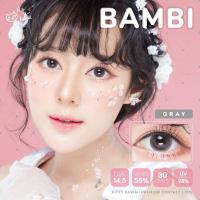 ราคา คอนแทคเลนส์ Bambi Brown Gray Hazel Kitty Kawaii ขนาดกลาง (17510238115)