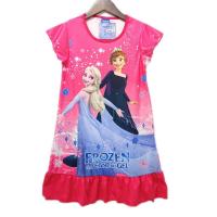 ราคา ชุดเดสรเด็ก กระโปรงเด็กผู้หญิง เสื้อผ้าเด็กผู้หญิง ลายเจ้าหญิง เอลซ่า โซเฟีย ผ้ามันผ้าไมโค PM777 141 150 (15424464942)
