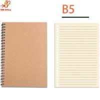 ราคา สมุดสันห่วง สมุดโน๊ต สมุดโน้ตสันห่วง สมุด สมุดปกน้ำตาล สมุดปกดำ ขนาด A5 B5 มีเส้น 60 แผ่น สมุดริมลวด สมุดมีเส้น เนื้อถนอมสายตา พร้อมส่ง (20152968313)