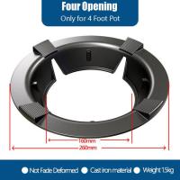 ราคา ขารองเตาแก๊ส ขาตั้งหม้อ เหล็กหล่อ เหล็กอย่างดี 262MM เหล็กรองหัวเตาแก๊ส ขารองเตา ขาตั้งกระทะ จานรองหม้อ (20406620041)