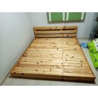 ราคา เตียงไม้พาเลทปิดหัวเตียงพื้นไม้ระแนง ค่าจัดส่งทักแชทจ้า (18791557181)