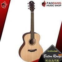 ราคา ช้อป Payday ลดเพิ่ม 500 MAX กีต้าร์โปร่งไฟฟ้า Baton Rouge X11LS TJ EQ สี Natural Antique Brown Acoustic Guitar X11LSTJ EQ ฟรีของแถม พร้อมSet Up QCเล่นง่าย เต่าเเดง (17182916684)