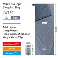 ราคา Naturehike LW180 ถุงนอนแบบพกพา แคมป์ปิ้ง กลางแจ้ง เดินป่า ซองจดหมายขนาดเล็ก ระบายอากาศ เบาสบาย พับได้ กันน้ำ ถุงนอนประกบกัน สปอตสินค้า (18632760911)