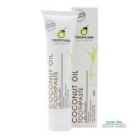 ราคา Tropicana ยาสีฟัน น้ำมันมะพร้าว สูตรไม่มีฟลูออไรด์ ขนาด 100 G (1170656929)