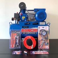 ราคา BONCHI ปั๊มลมสายพาน ปั๊มลม ขนาด 40 ลิตร พร้อมอุปกรณ์ 6 อย่าง (11028154753)