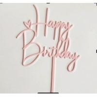 ราคา พร้อมส่ง C005 ป้ายปักเค้ก ป้ายปักเค้กอะคริลิคHBD ป้ายปักคัพเค้ก ป้ายตกแต่งเค้ก ป้ายปักเค้กbirthday ป้ายแต่งเค้ก ป้าย HBD (19335410577)