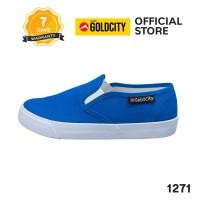 ราคา GOLDCITY รองเท้าสลิปออน รุ่น 1271 สลิปออน รองเท้า รองเท้าผู้ชาย รองเท้าผู้หญิง รองเท้าแฟชั่น รองเท้า รองเท้าผ้าใบ Slipon 279 (19525757781)